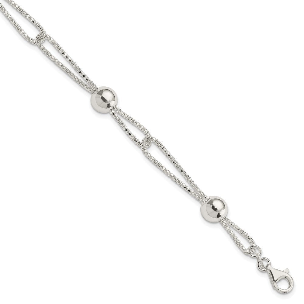7.75 Zoll Sterlingsilber Fantasie Armband