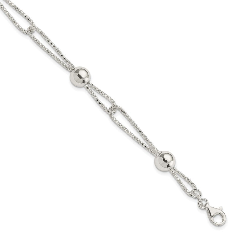 7.75 Zoll Sterlingsilber Fantasie Armband