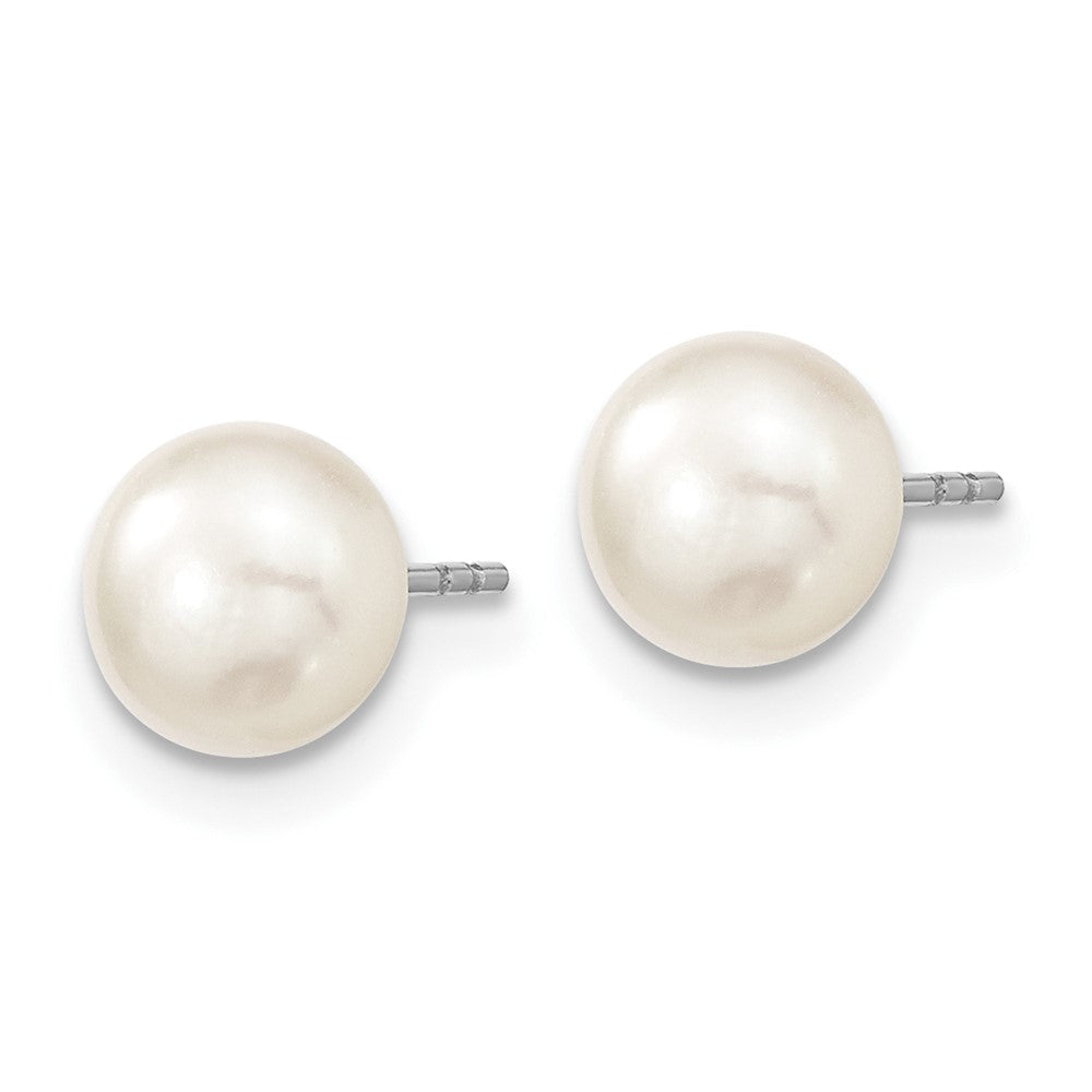 Sterlingsilber Rhodiniert 6-7mm Fwc Perle 18/2 Halskette 7/1 Brace/earring Set