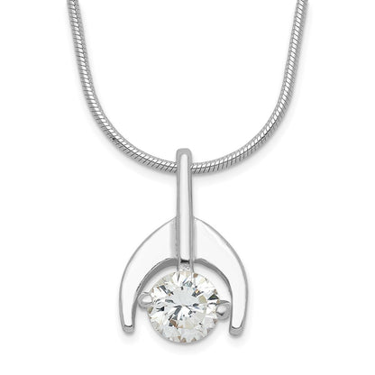 Sterlingsilber Zirkonia Halskette