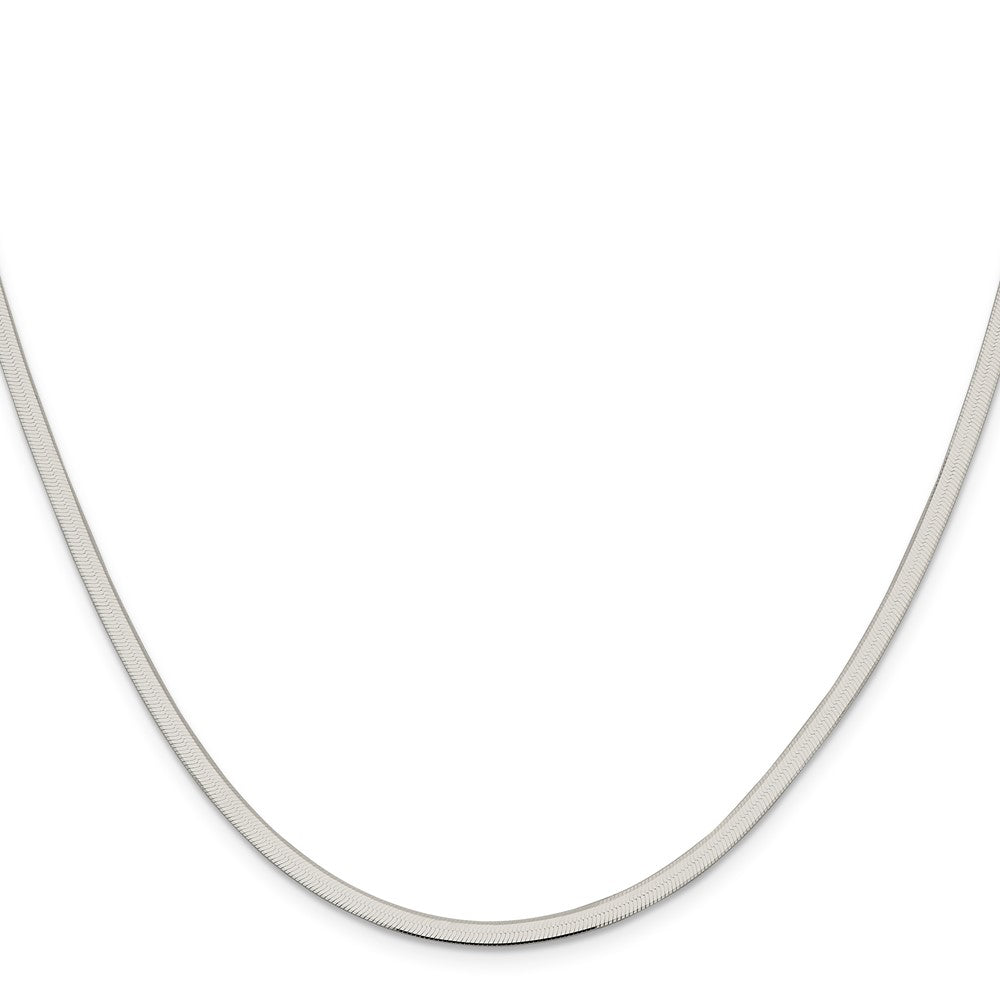 24 Zoll Sterlingsilber 3mm Magic Fischgrät Halskette