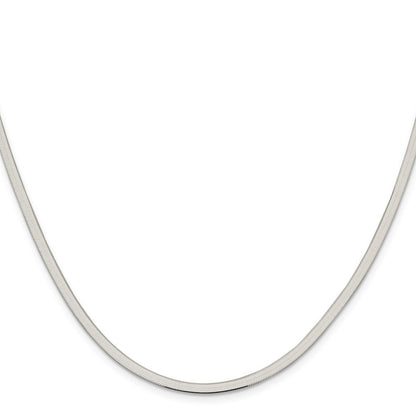 24 Zoll Sterlingsilber 3mm Magic Fischgrät Halskette