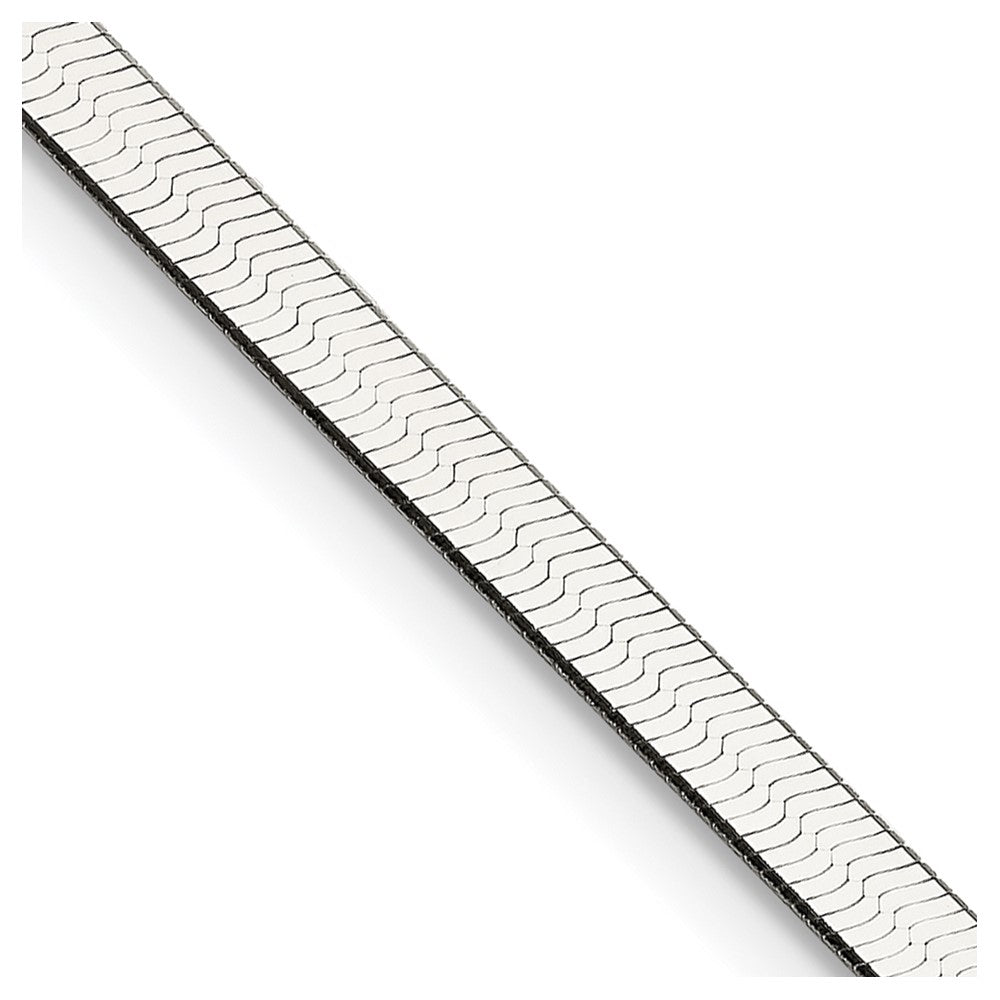 24 Zoll Sterlingsilber 3mm Magic Fischgrät Halskette