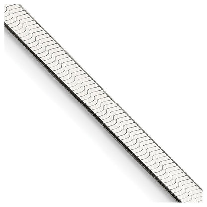 24 Zoll Sterlingsilber 3mm Magic Fischgrät Halskette