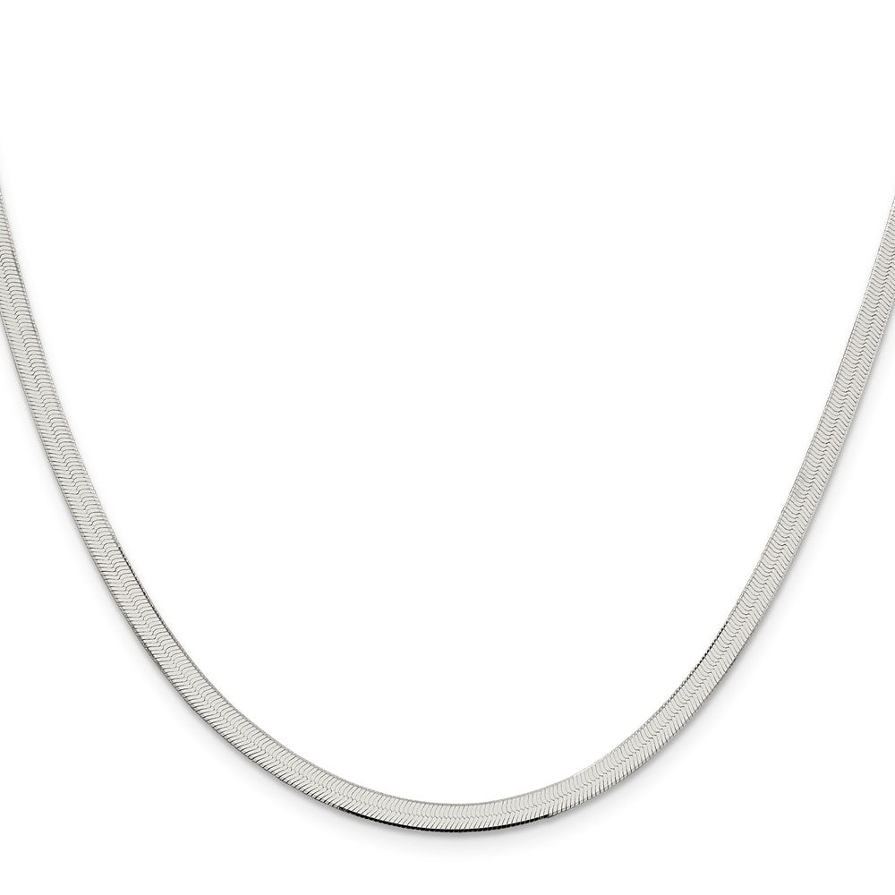 24 Zoll Sterlingsilber 3.5mm Magic Fischgrät Halskette