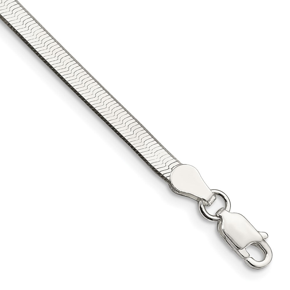 8 Zoll Sterlingsilber 3.5mm Magic Fischgrät Gliederarmband