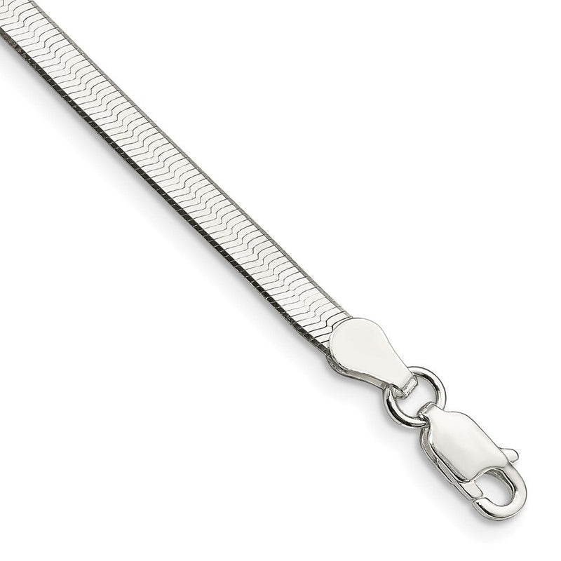 8 Zoll Sterlingsilber 3.5mm Magic Fischgrät Gliederarmband