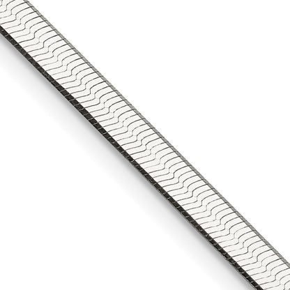 24 Zoll Sterlingsilber 3.5mm Magic Fischgrät Halskette