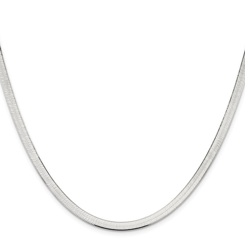 24 Zoll Sterlingsilber 4.5mm Magic Fischgrät Halskette