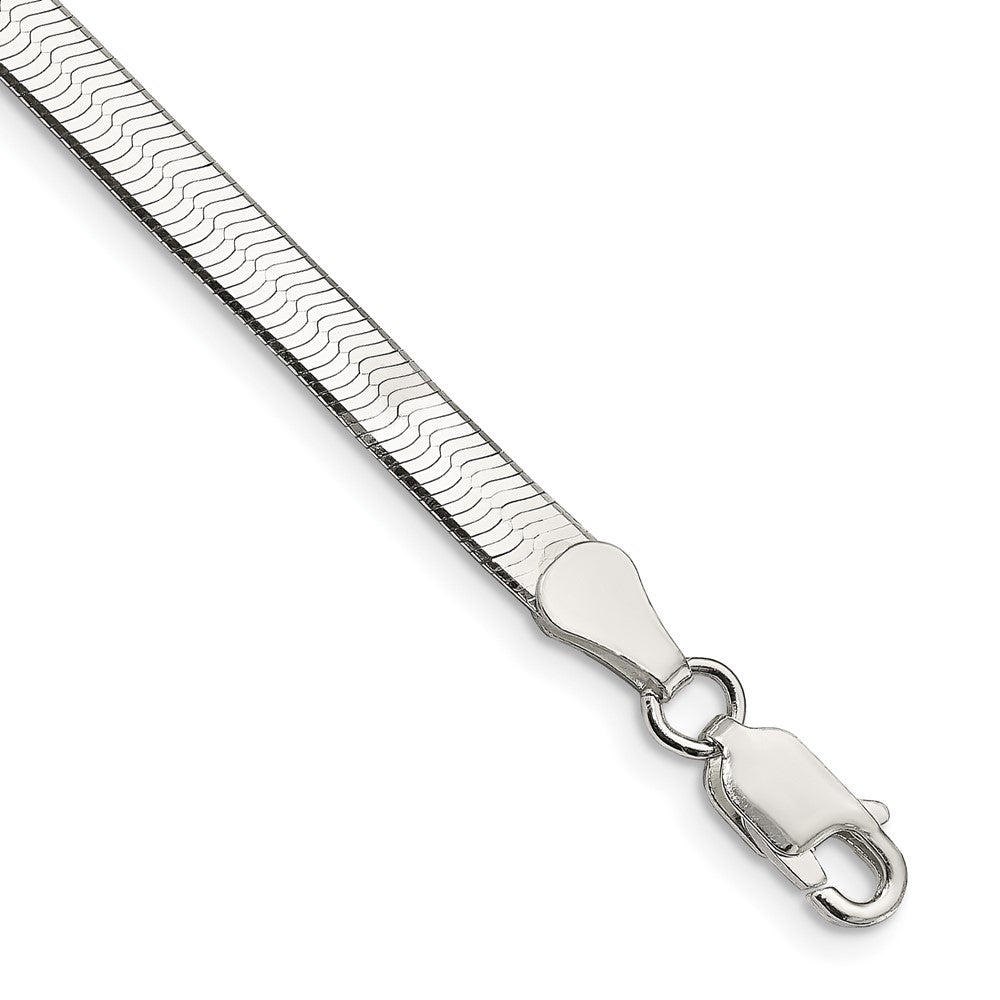 8 Zoll Sterlingsilber 4.5mm Magic Fischgrät Gliederarmband