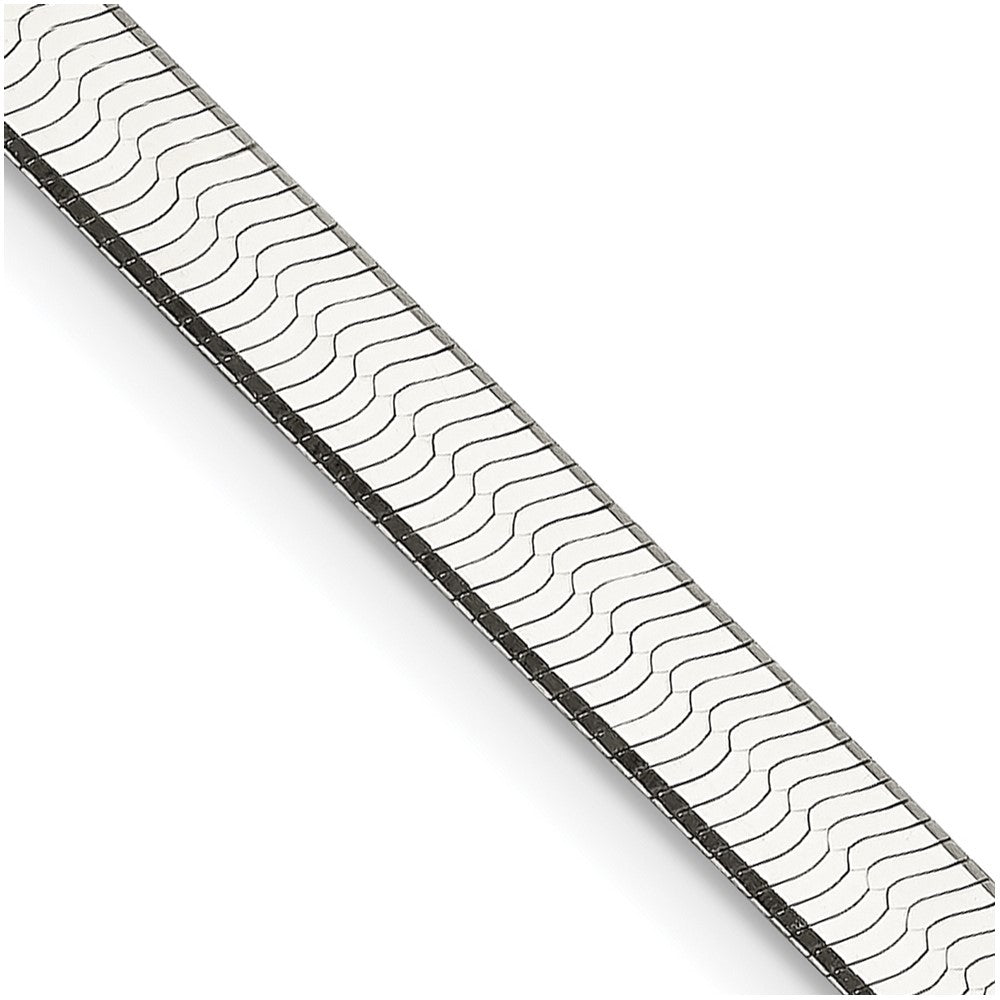 24 Zoll Sterlingsilber 4.5mm Magic Fischgrät Halskette