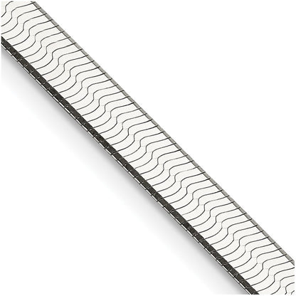 24 Zoll Sterlingsilber 4.5mm Magic Fischgrät Halskette