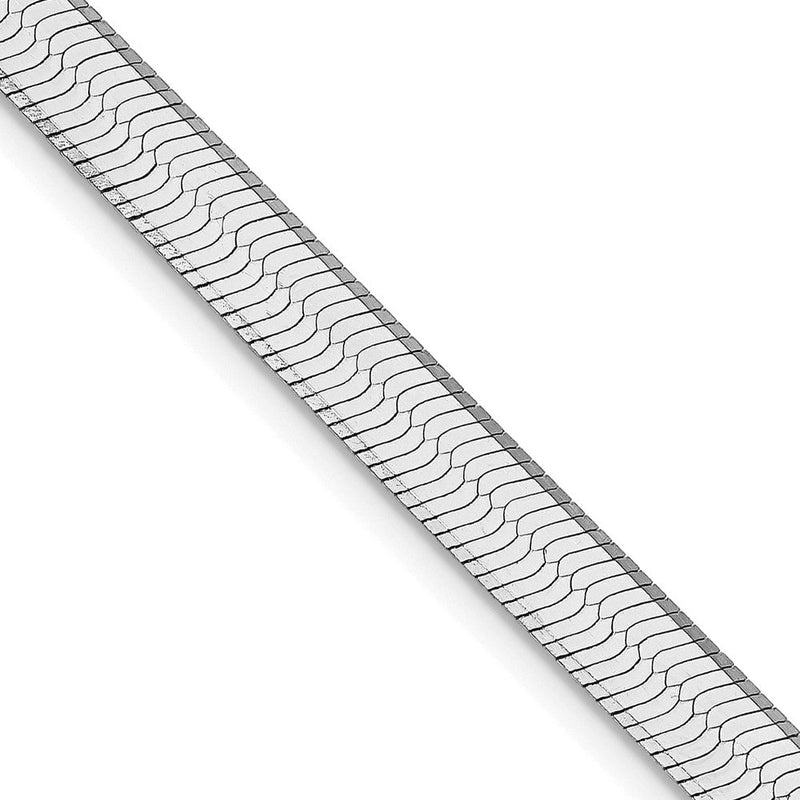 Sterlingsilber Rhodiniert 5.25mm Magic Fischgrät Kette