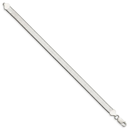8 Zoll Sterlingsilber 7.3mm Magic Fischgrät Gliederarmband