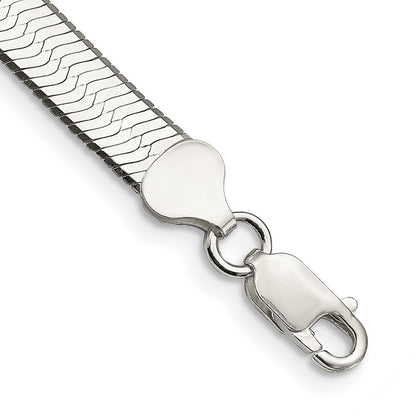8 Zoll Sterlingsilber 7.3mm Magic Fischgrät Gliederarmband