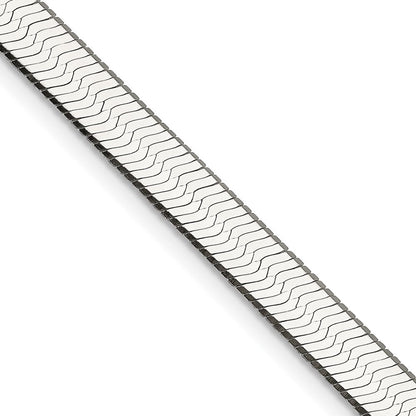 24 Zoll Sterlingsilber 7.3mm Magic Fischgrät Halskette