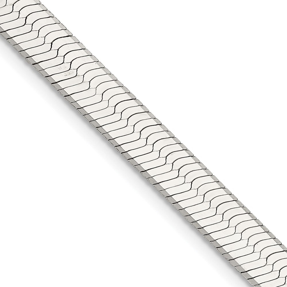 24 Zoll Sterlingsilber 8mm Magic Fischgrät Halskette