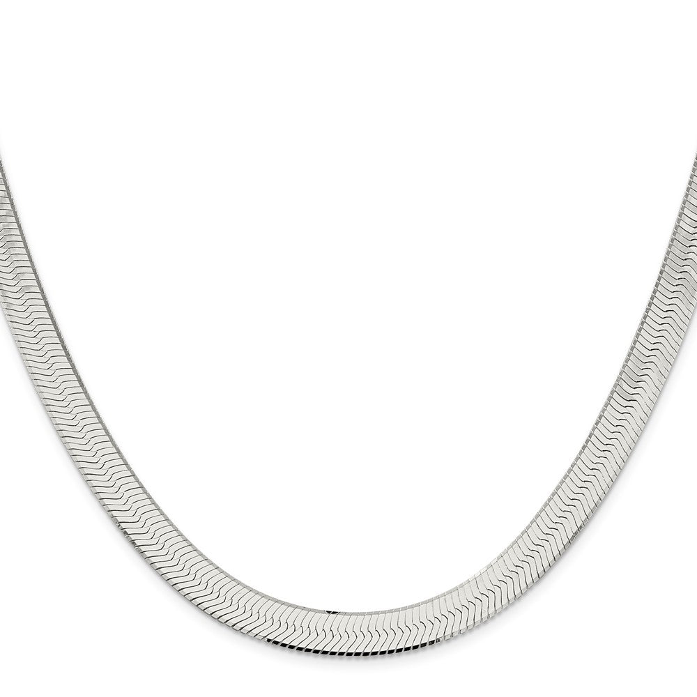 Sterlingsilber 8.75mm Magic Fischgrät Halskette
