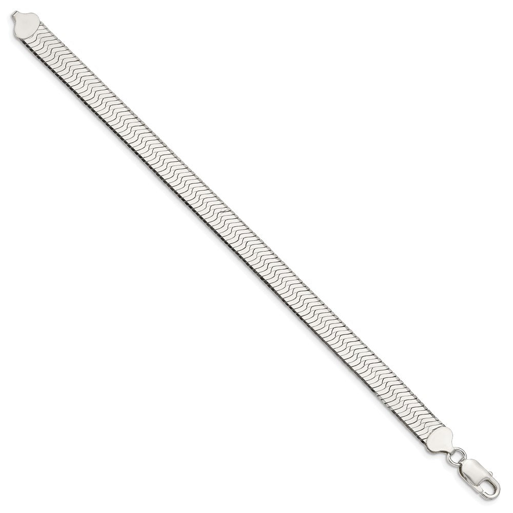 Sterlingsilber 8.75mm Magic Fischgrät Gliederarmband