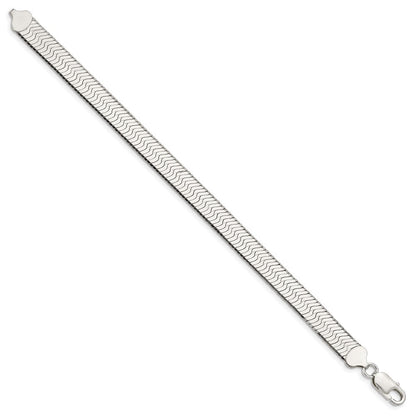 Sterlingsilber 8.75mm Magic Fischgrät Gliederarmband