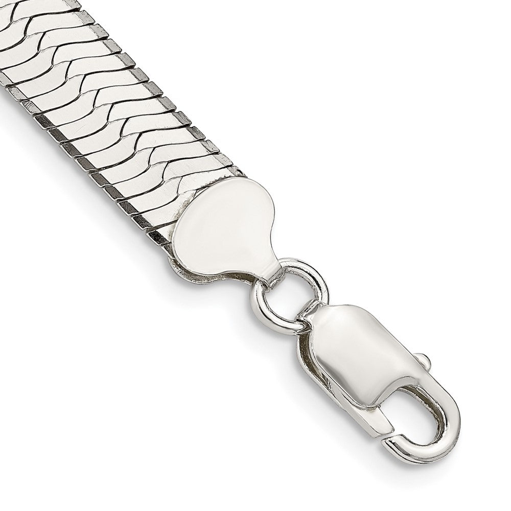 Sterlingsilber 8.75mm Magic Fischgrät Gliederarmband