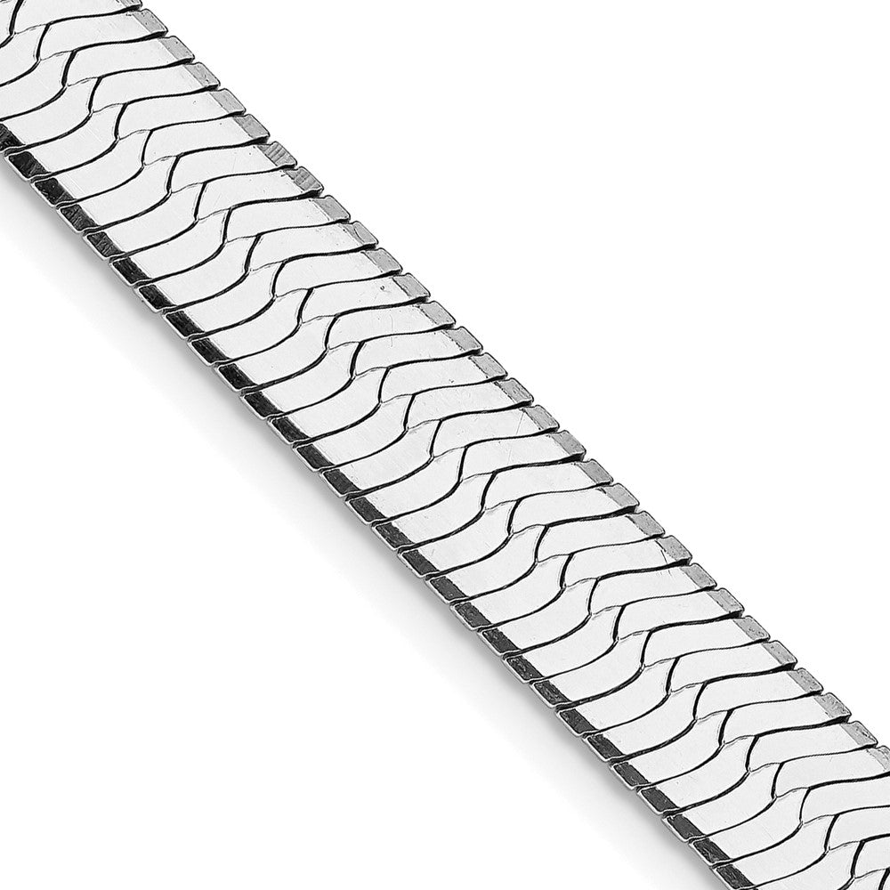 Sterlingsilber Rhodiniert 8.75mm Magic Fischgrät Kette