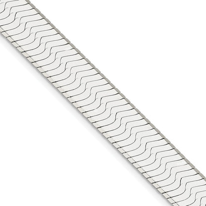 24 Zoll Sterlingsilber 10.5mm Magic Fischgrät Halskette