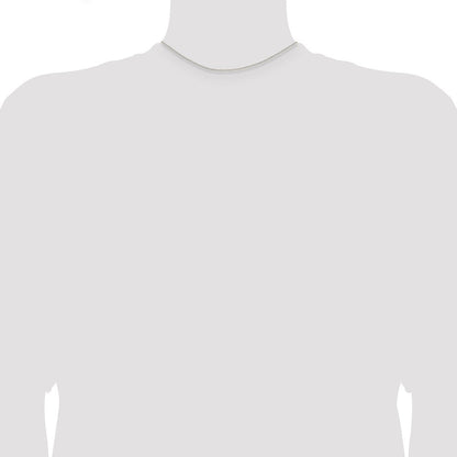 Sterlingsilber 1.5mm Diamantiert Ankerkette Halskette
