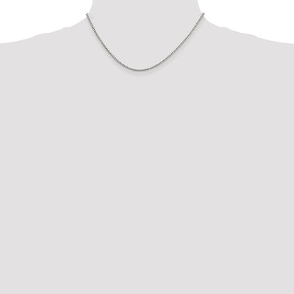 Sterlingsilber 1.75mm Rund Venezianer Halskette