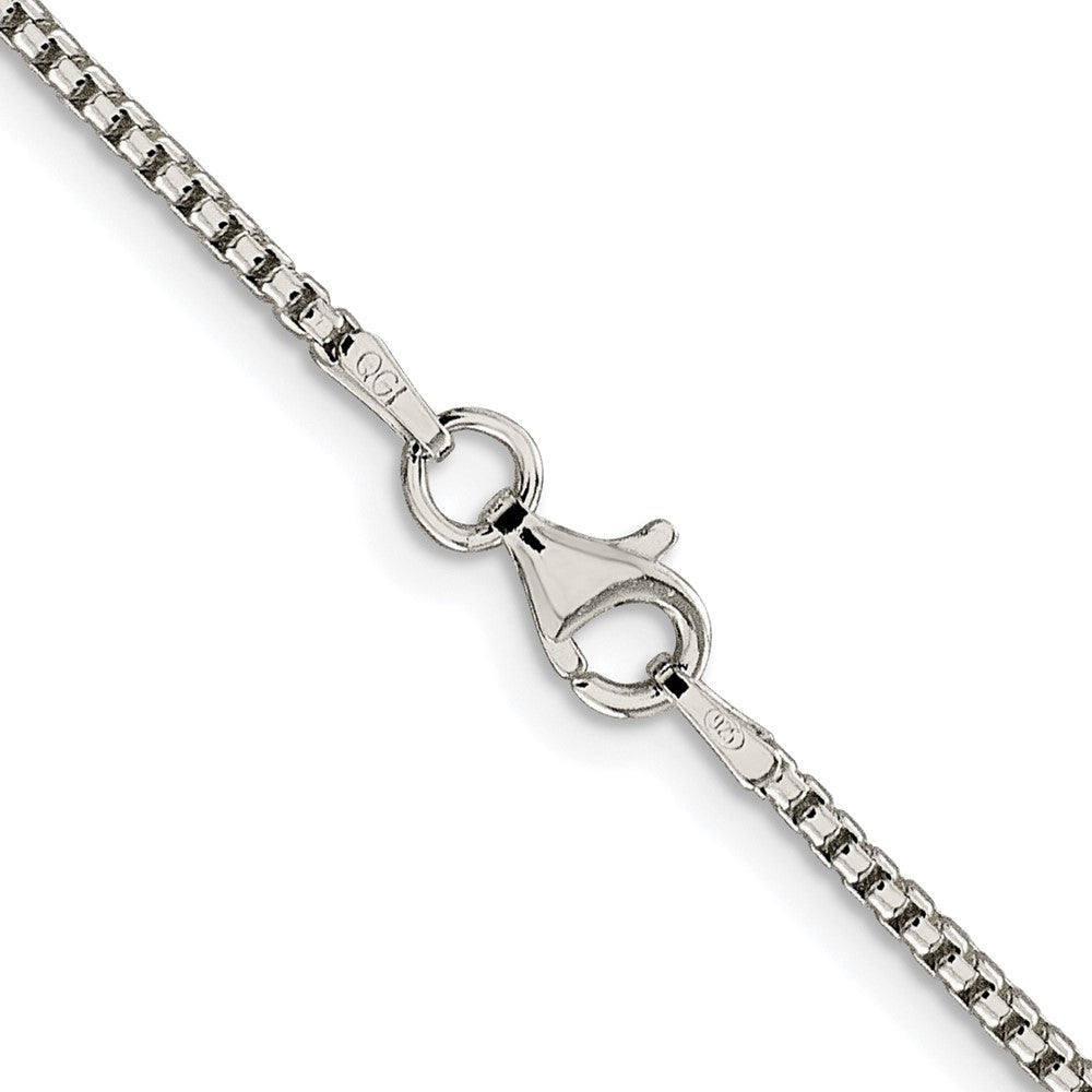 Sterlingsilber Rhodiniert 1.75mm Rund Venezianer Kette