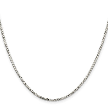 Sterlingsilber 2mm Rund Venezianer Halskette