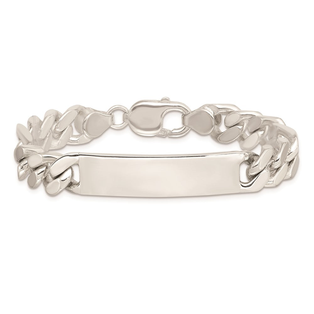 8.5 Zoll Sterlingsilber 8.5inch Poliert Gravierbar Figaro Glieder Id Armband