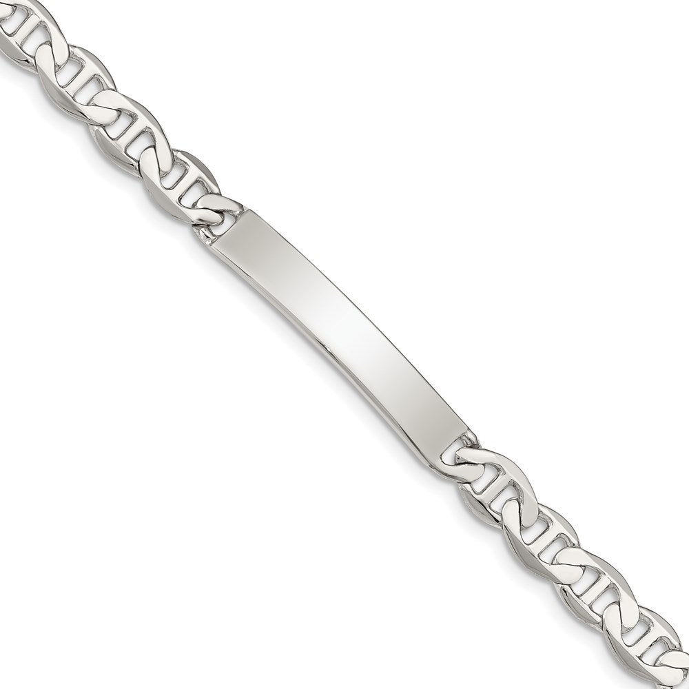 Sterlingsilber Gravierbar Anker Glieder Id Armband