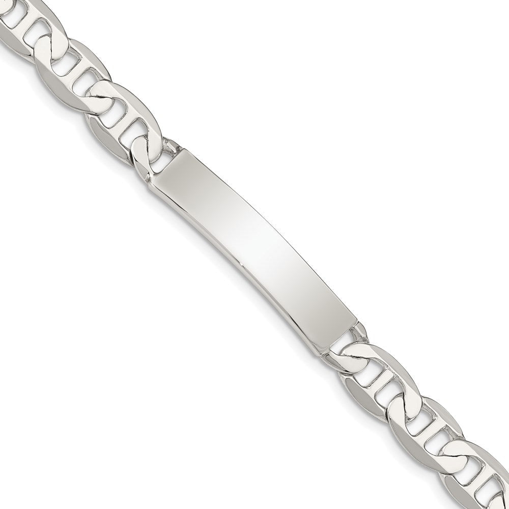 Sterlingsilber Poliert Gravierbar Anker Glieder Id Armband