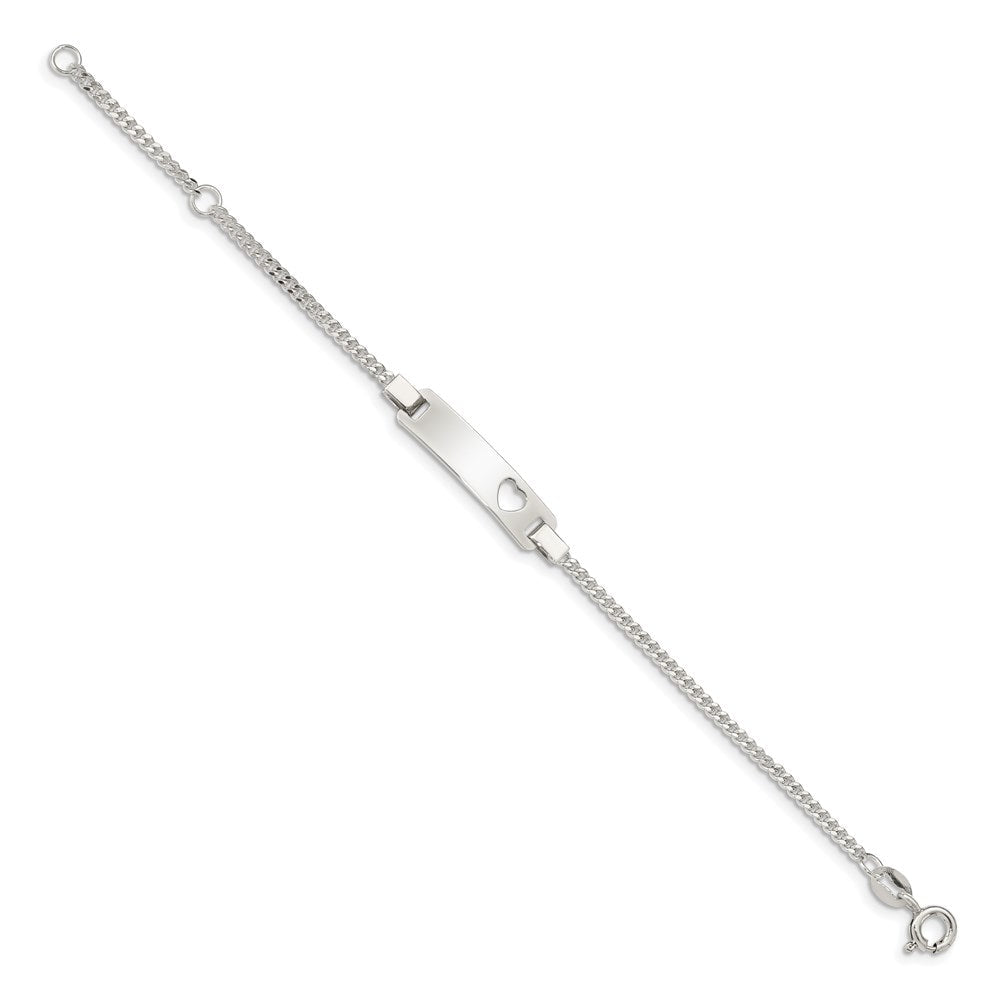 6 Zoll Sterlingsilber Verstellbar Baby Id Armband