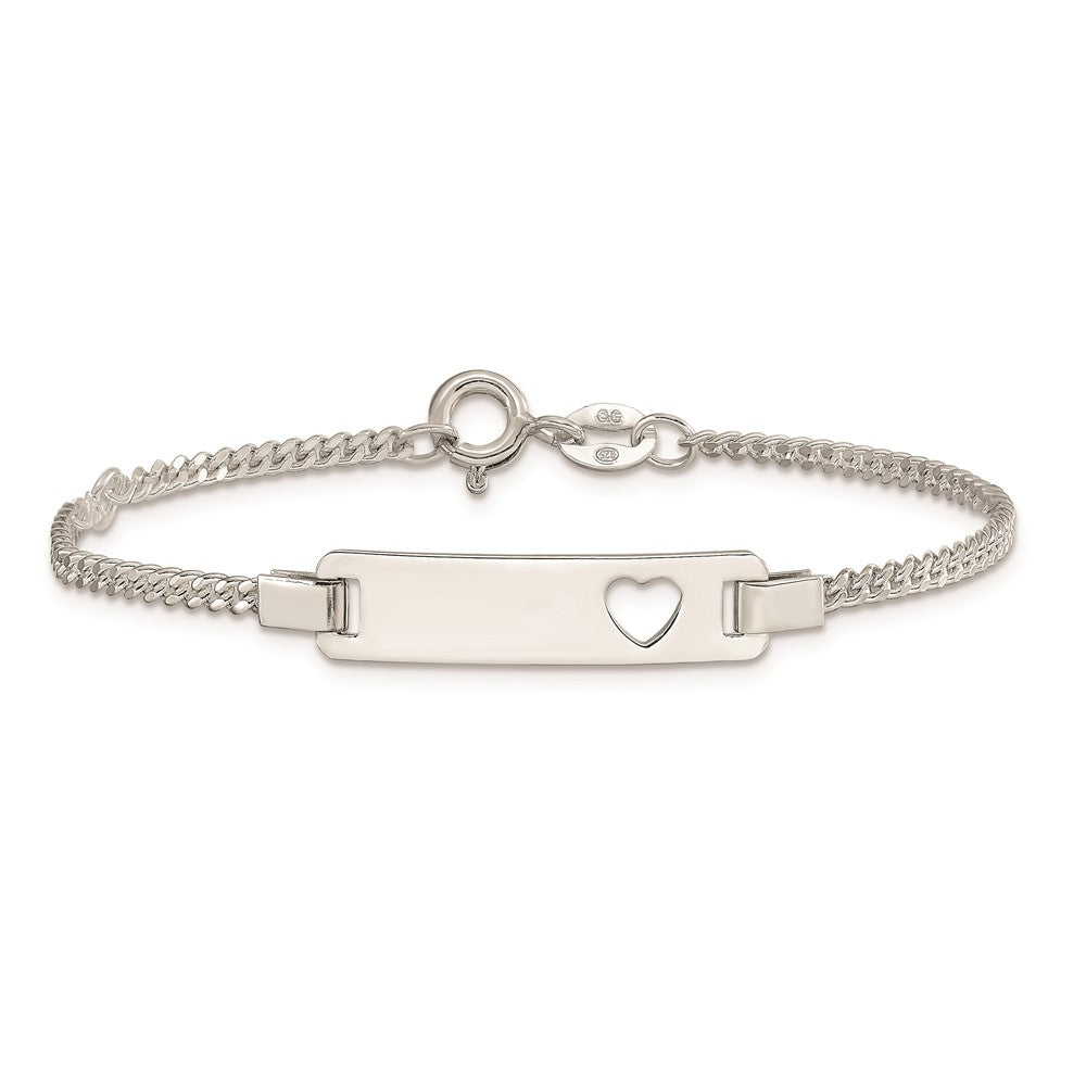 6 Zoll Sterlingsilber Verstellbar Baby Id Armband