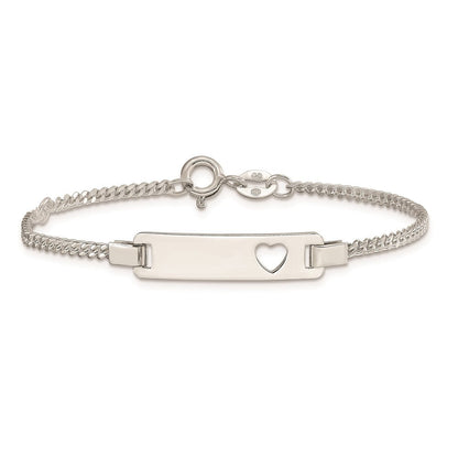 6 Zoll Sterlingsilber Verstellbar Baby Id Armband
