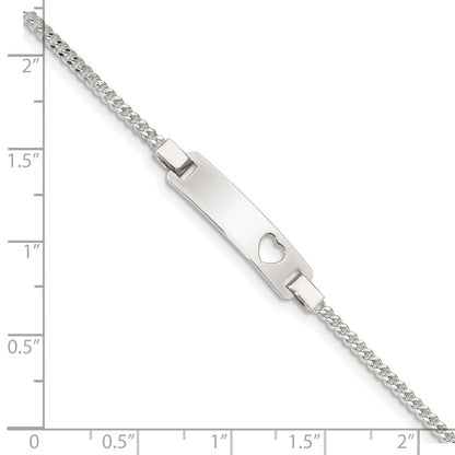 6 Zoll Sterlingsilber Verstellbar Baby Id Armband