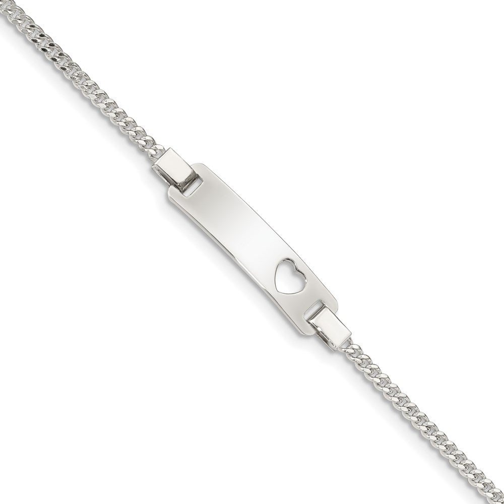 6 Zoll Sterlingsilber Verstellbar Baby Id Armband