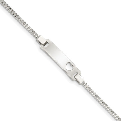 6 Zoll Sterlingsilber Verstellbar Baby Id Armband