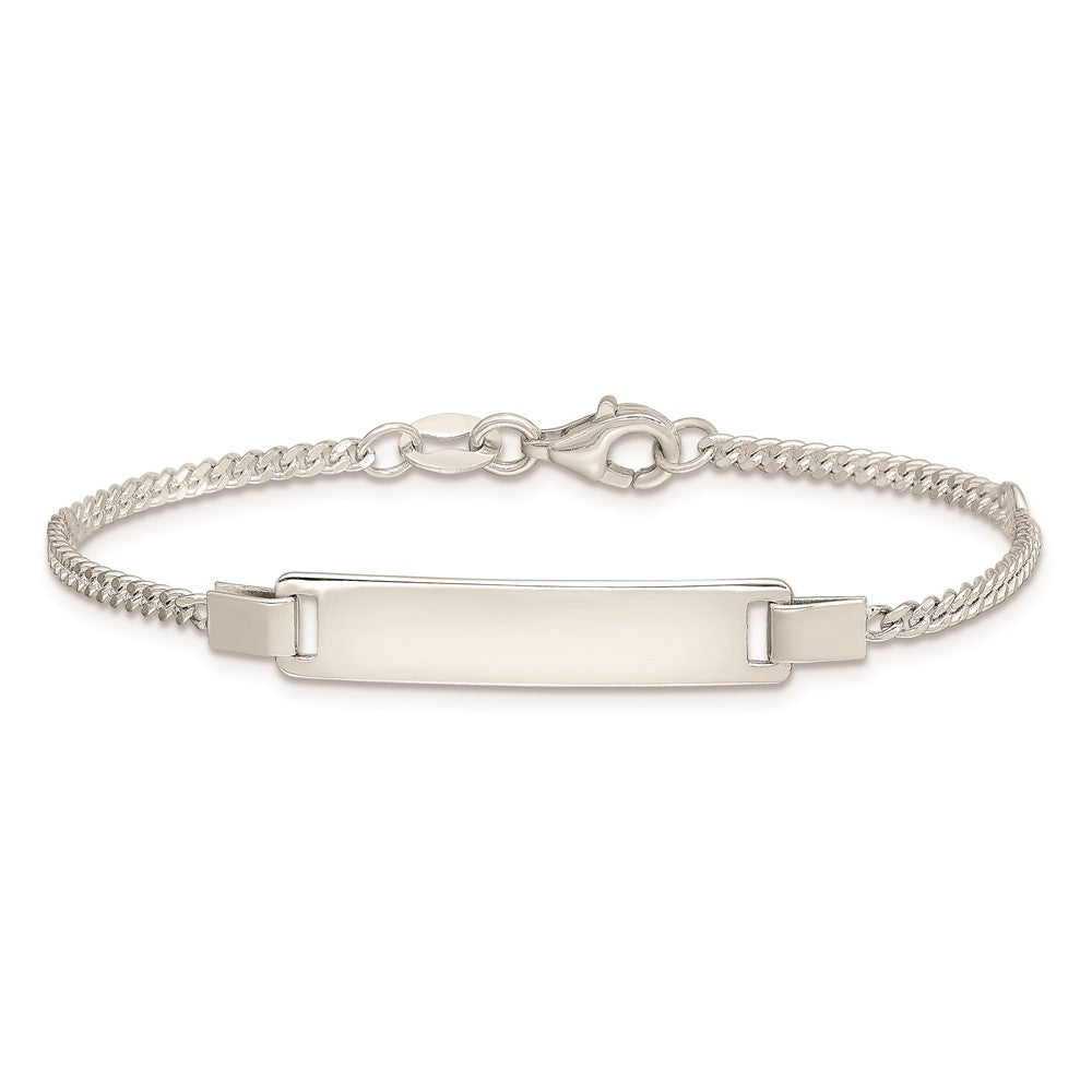 2 Zoll Sterlingsilber Verstellbar Baby Id Armband