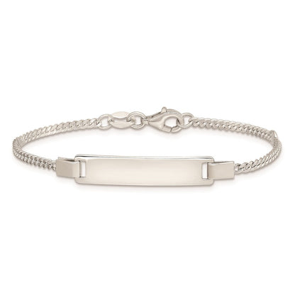 2 Zoll Sterlingsilber Verstellbar Baby Id Armband