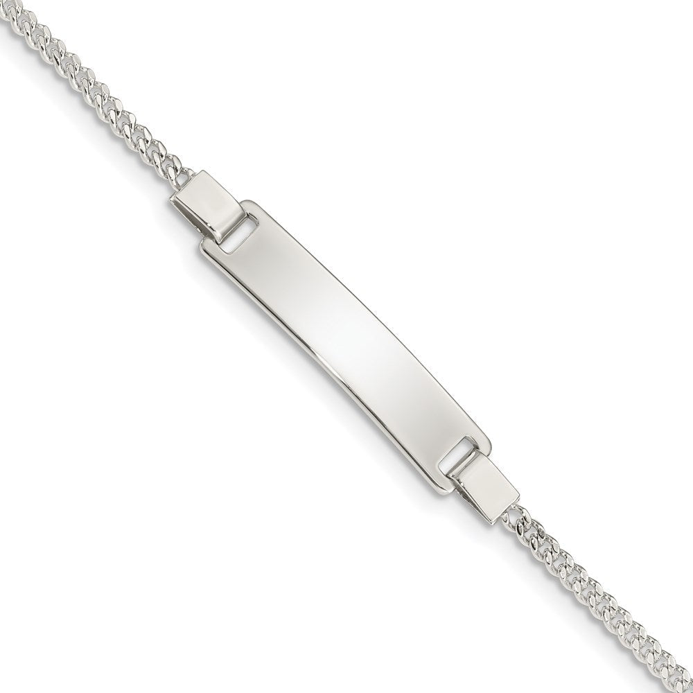 2 Zoll Sterlingsilber Verstellbar Baby Id Armband