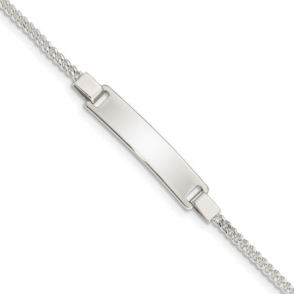 2 Zoll Sterlingsilber Verstellbar Baby Id Armband