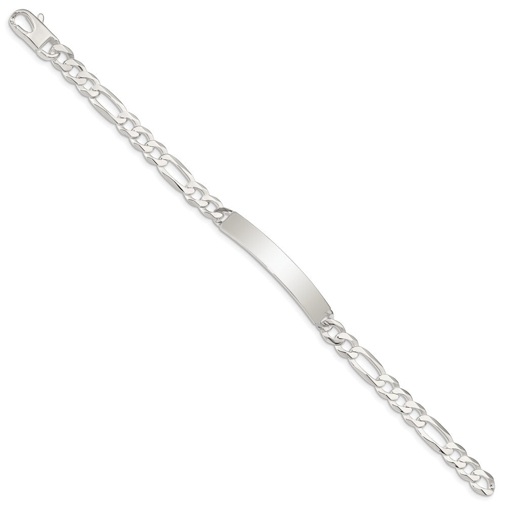 Sterlingsilber Figaro Glieder Id Armband