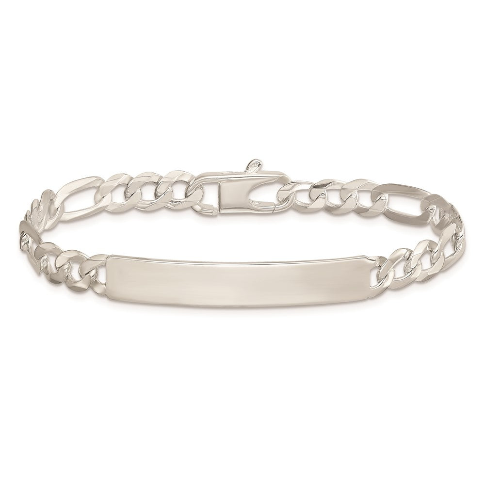 Sterlingsilber Figaro Glieder Id Armband