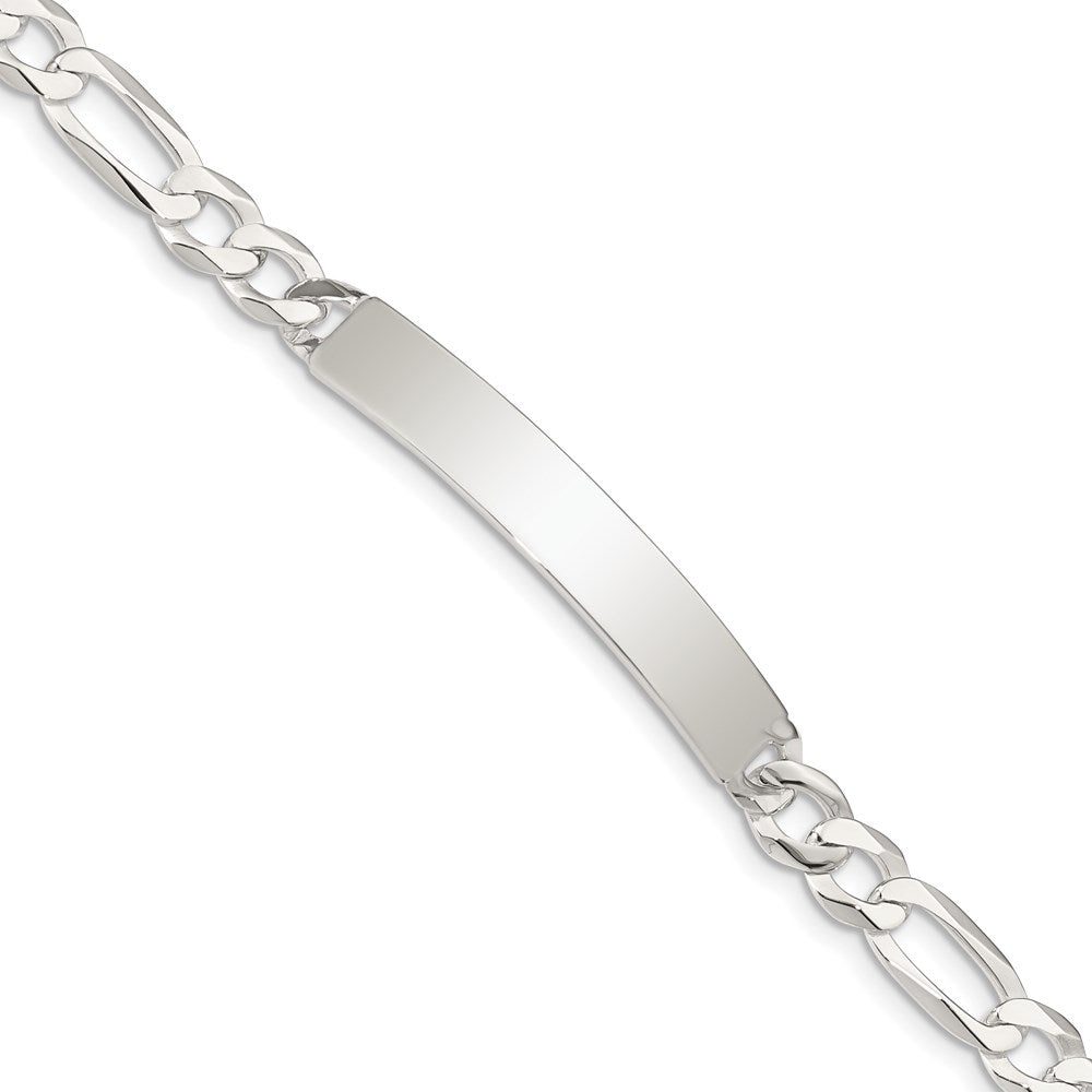 Sterlingsilber Figaro Glieder Id Armband