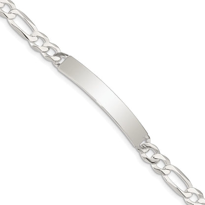 Sterlingsilber Figaro Glieder Id Armband