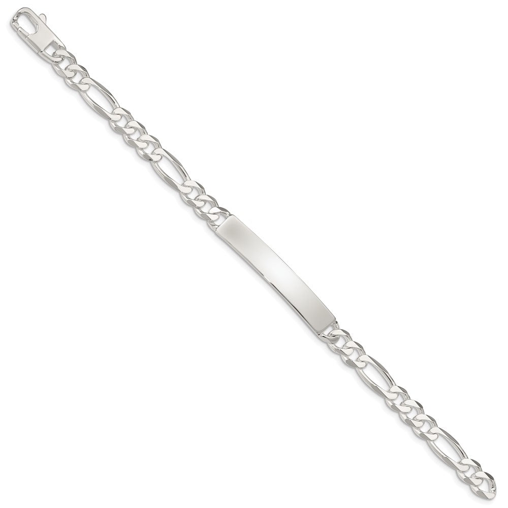 Sterlingsilber Figaro Glieder Id Gliederarmband