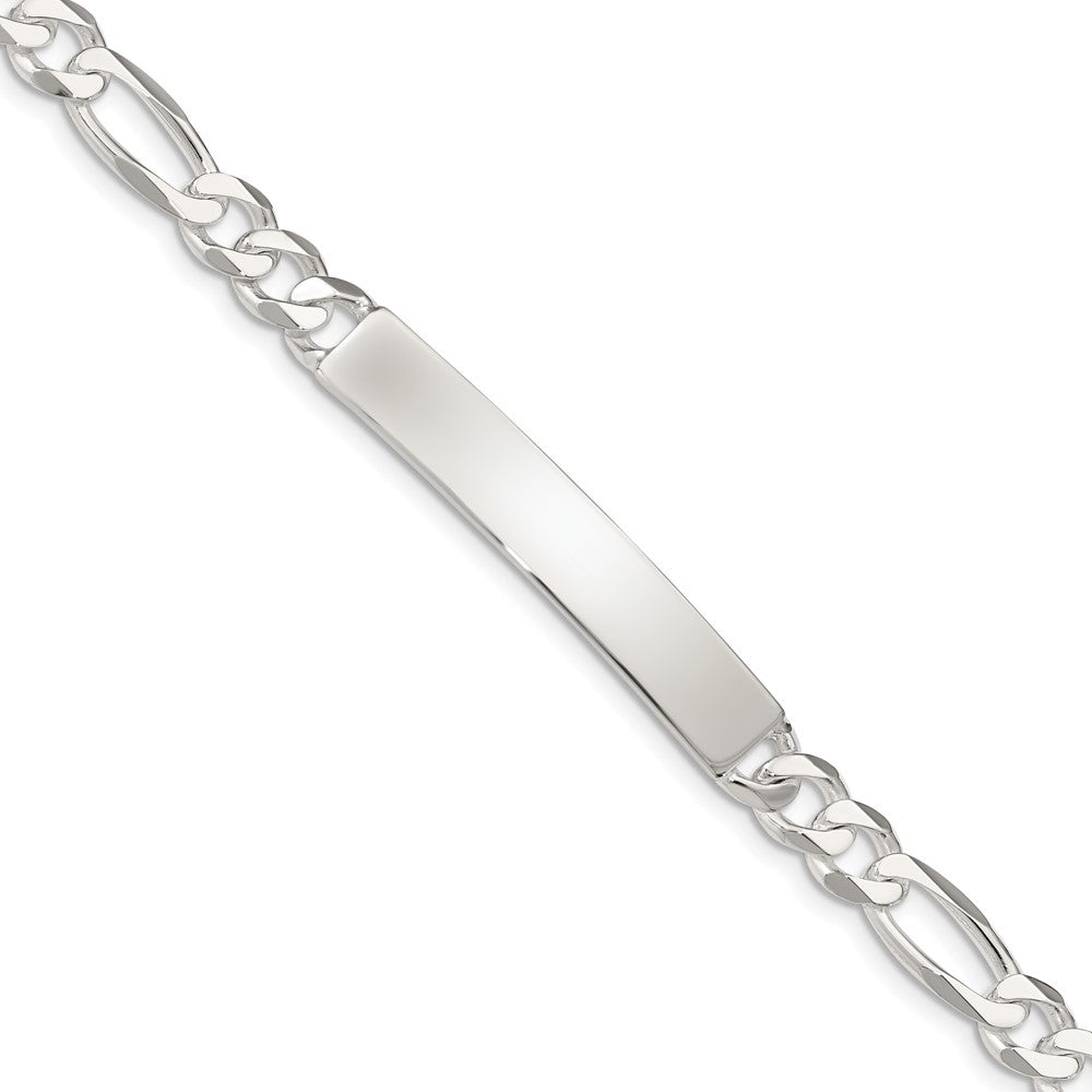 Sterlingsilber Figaro Glieder Id Gliederarmband